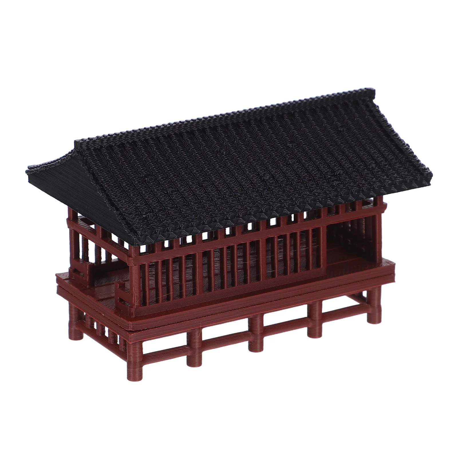 

Miniature Chinese Pavilion Ornament 2.9x2.0x1.9 Ancient Style Bonsai Micro Landscape Decoration Desktop Garden Aquarium