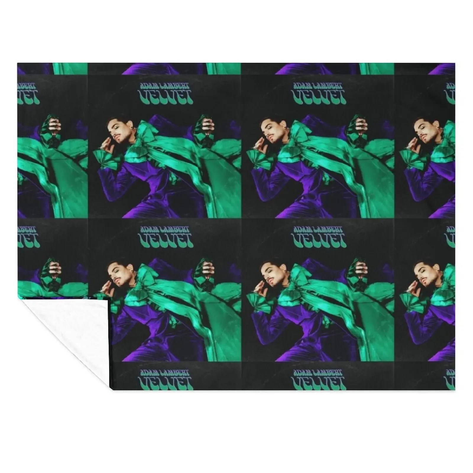 

Velvet Adam Lambert Throw Blanket Tourist Thermals For Travel christmas gifts Designers Blankets