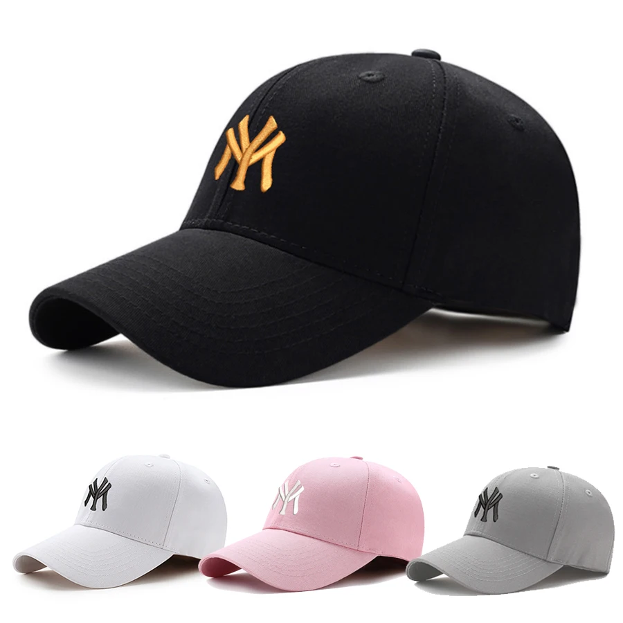 Men Embroidery MY Letters Baseball Caps cotton Trendy Casual Women Adjustable Outdoor Snapback sun helmet sunbonnet golf cap