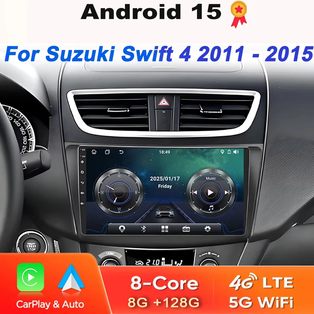 

Android Car Radio For Suzuki Swift 4 2011 -2016 Stereo GPS navigation Auto Video Player Multimedia No 2din DVD Stereo Head Unit
