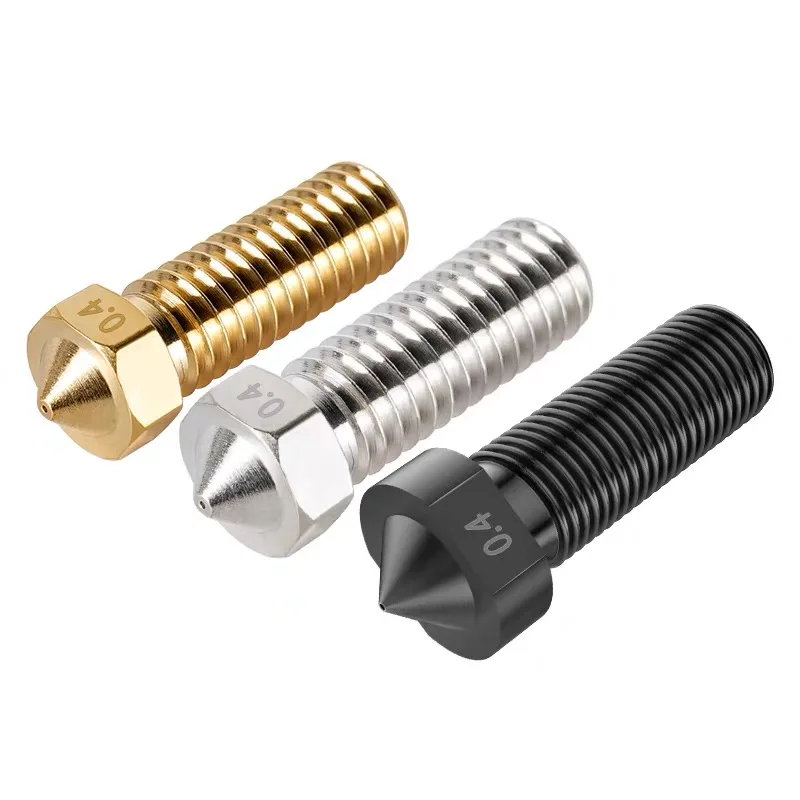 Volcano Nozzle For Artillery Sidewinder X1 & X2 Genius Pro Vyper Kobra Plus, Max 1.75mm Filament M6 Thread Hotend Brass Nozzles