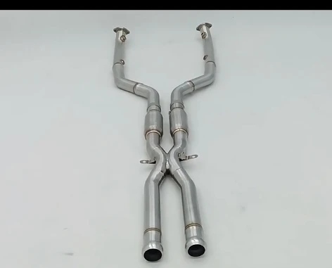 Imagem -06 - Tubo de Escape de sem Catalisador Mid Tubo Downpipe para Bmw m3 E92 E90 E93 v8 4.0l 20082013 Aço Inoxidável