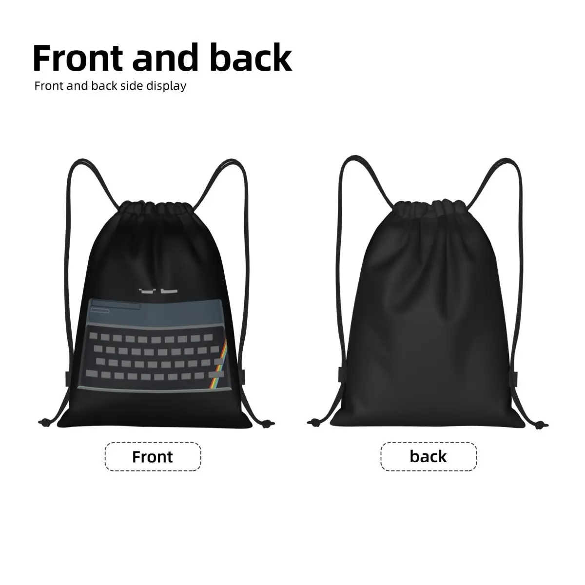 حقائب ظهر ZX Spectrum، حقائب ظهر عصرية محمولة برباط، حقيبة أحذية، حقائب كتب للطلاب والرجال والنساء