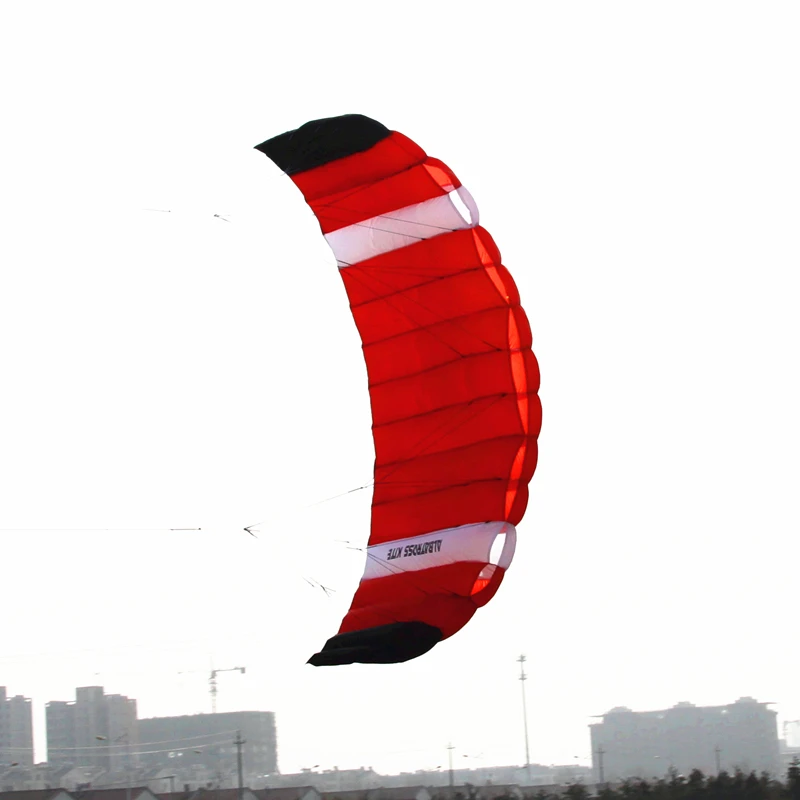 free shipping dual Line Stunt flying power Kite rainbow large soft kites for adults kitesurfing factory outdoor toys kite reel