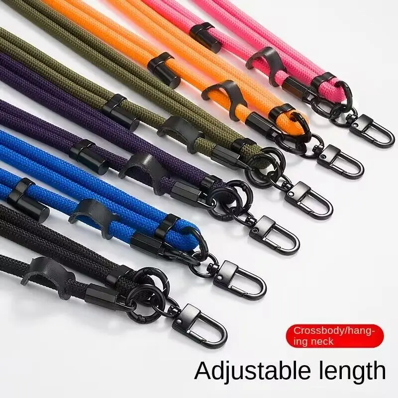 Long Crossbody Phone Lanyard Mobile Phone Adjustable Strap Anti Loss Neck Strap For iPone 15 Samsung Xiaomi Huawei For Key Chain