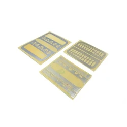 1 Pair Simulation Metal Sticker for 1/14 Tamiya RC Truck Car For man