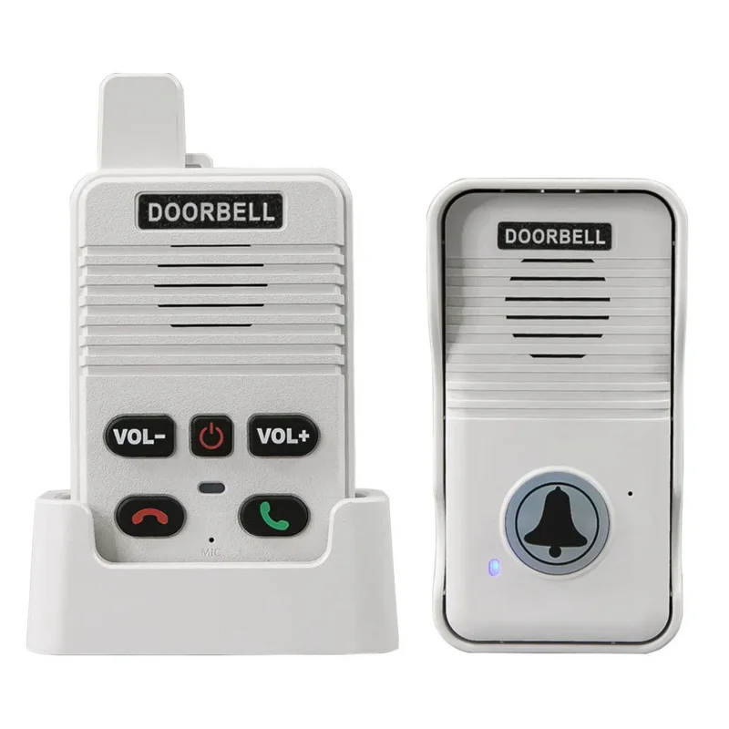 200 Meters Range Hand Free Two Way Wireless Doorbell Waterproof Home Apartment Intercom Factory Office Intercom System Doorbell