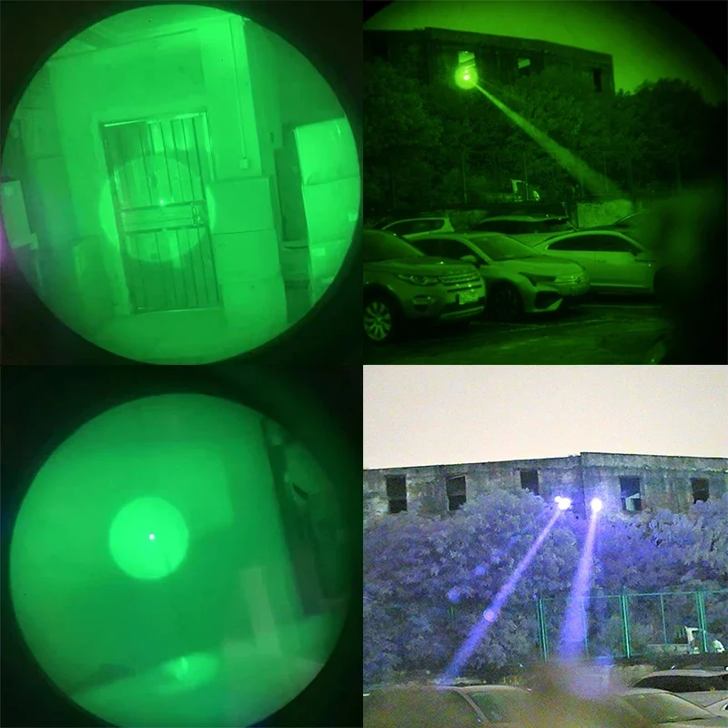 2024 Upgraded Ver PEQ-15/LA5-C Adjustable Beam and IR Light IR Laser Green Lasers Hunting Scout Light with Control Switch