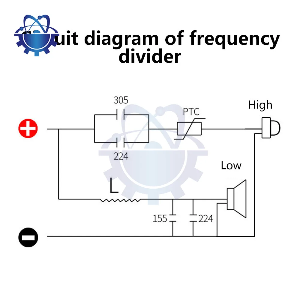 Luidspreker Frequentie Divider Board 2 Way Treble Bas Hifi Audio Crossover Filter Frequency Distributeur Diy Module