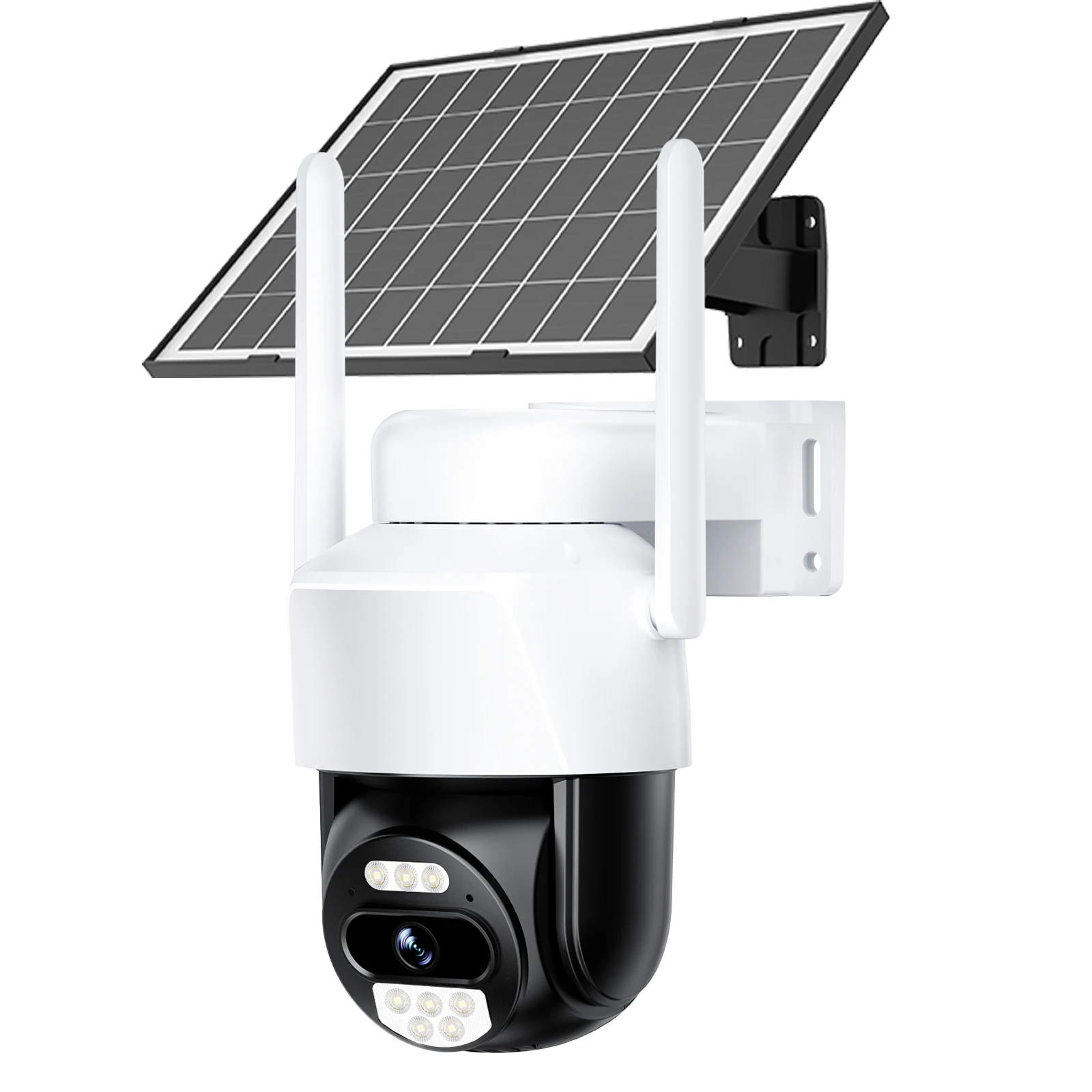 

4G LTE Solar Security Camera 5MP PTZ Battery Powered Outdoor, AI Human Detection, AOV Mode, Surveillance for Areas Without WiFi