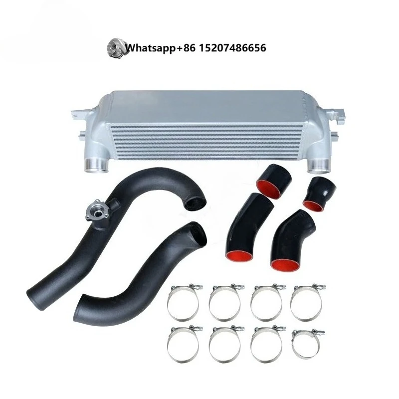 For 2.3t 2015-2023 Intercooler+charge Pipe Kits Silver