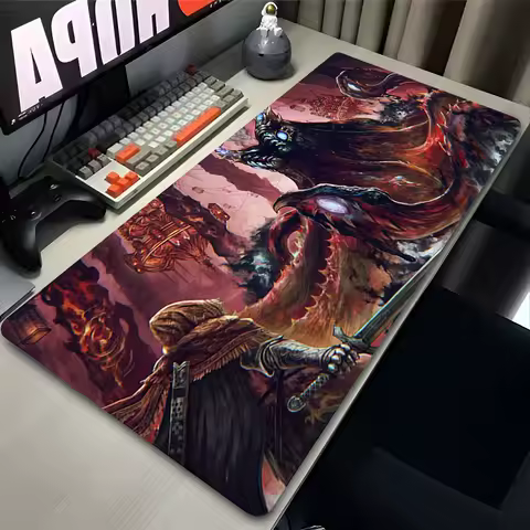 Mouse Pad Laptop Game Monster H-hunter Wilds HD Print Mousepad Computer Gaming Accessories Keyboard Pad PC Anime Desk Mouse Mat