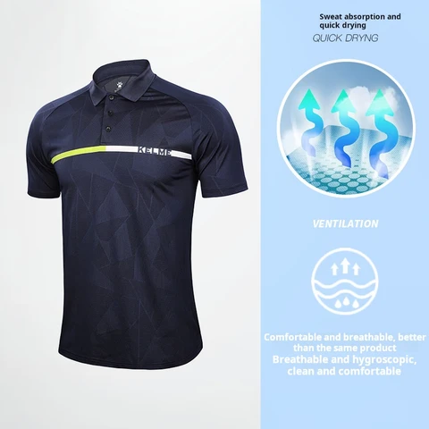 Kelme мужская футболка для бега из полиэстера