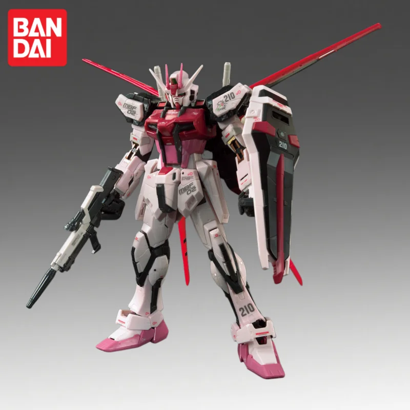 

In Stock Bandai Original Rg 1/144 Rg-gundam Rouge Strike Gundam Action Figure Model Doll Brand New Boxed Anime Characters Toys