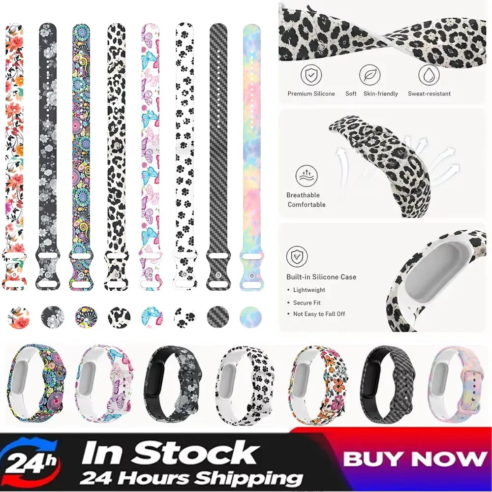 Printing Silicone Watchband for Google Fitbit Air Comfortable Soft Sport Strap Bracelet Google Fitbit Air Replacement Wristband