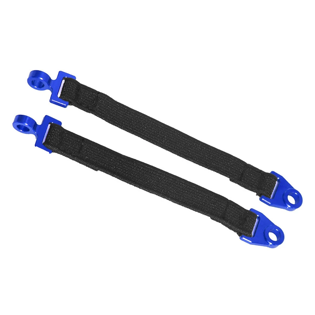 Sangle de limite d'amortisseur arrière de voiture RC pour TRAXXAS 1/7 UDR-85076-4 RC Car Update Parts Blue 2PCs