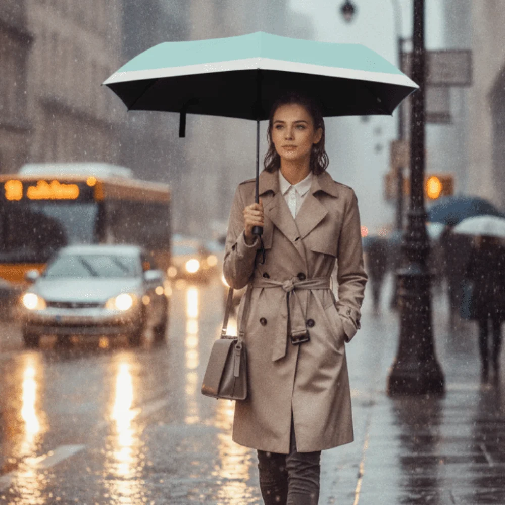 Carbon Fiber Ultra-light Folding Sun Umbrella Sun and Rain Both Use Waterproof Vinyl Folding Umbrella 6 Reinforced Umbrella Ribs