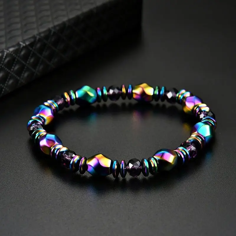 Color Obsidian Magnet Bracelet In Addition To Static Electricity To Help Sleep Anti-fatigue Energy Bracelet Fashion Bracelet