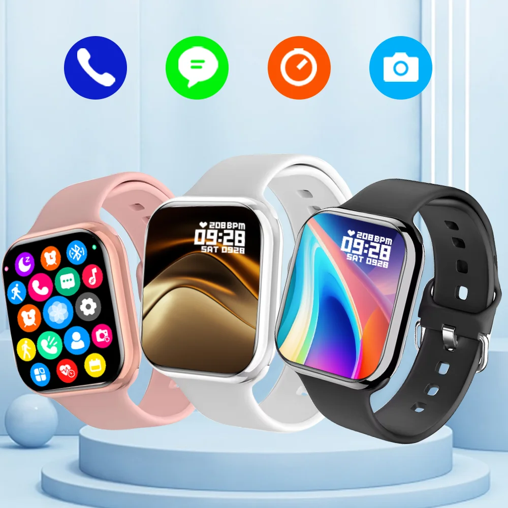 

LAXASFIT Новые умные часы серии 9, Bluetooth-вызов, несколько спортивных режимов, индивидуальный циферблат, специальные умные часы с Android iOS