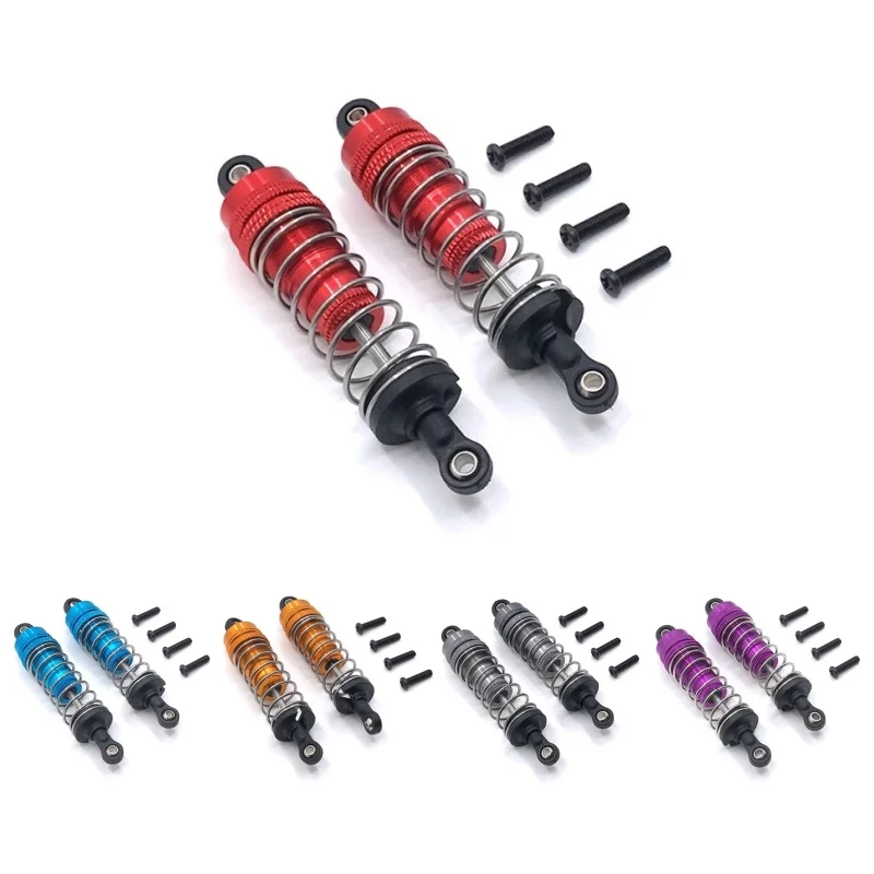 

WLtoys 1/12 124016 124017 124019 124018 1/14 144001 Metal External Spring Hydraulic Shock Absorber For RC Car Upgrade Parts