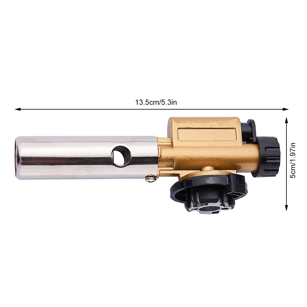 Powerful Flame Gun Metal Auto Ignition Gun Solder Blazing Torch Gas Lighter Outdoor Barbecue Kitchen Baking Tools