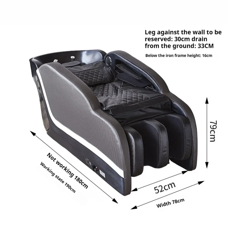 

Кресло-растяжитель для парикмахерской, Профессиональный Массажный стул с откидывающейся спинкой для салона красоты, умывальник для парикмахерской