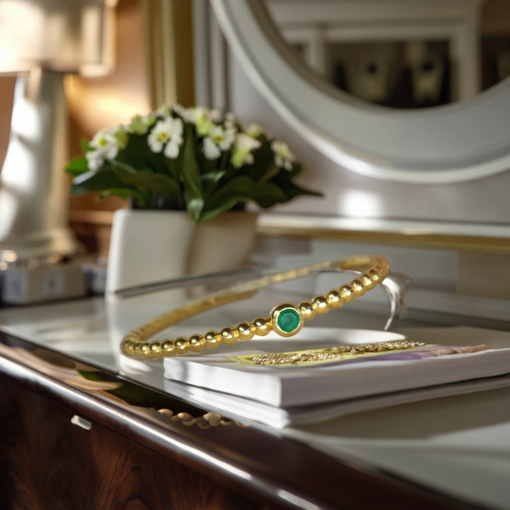 

Wholesale 14k Gold, High-end Jadeite Bracelets, Daily Wear, Women's Jewelry, Fashion Trends