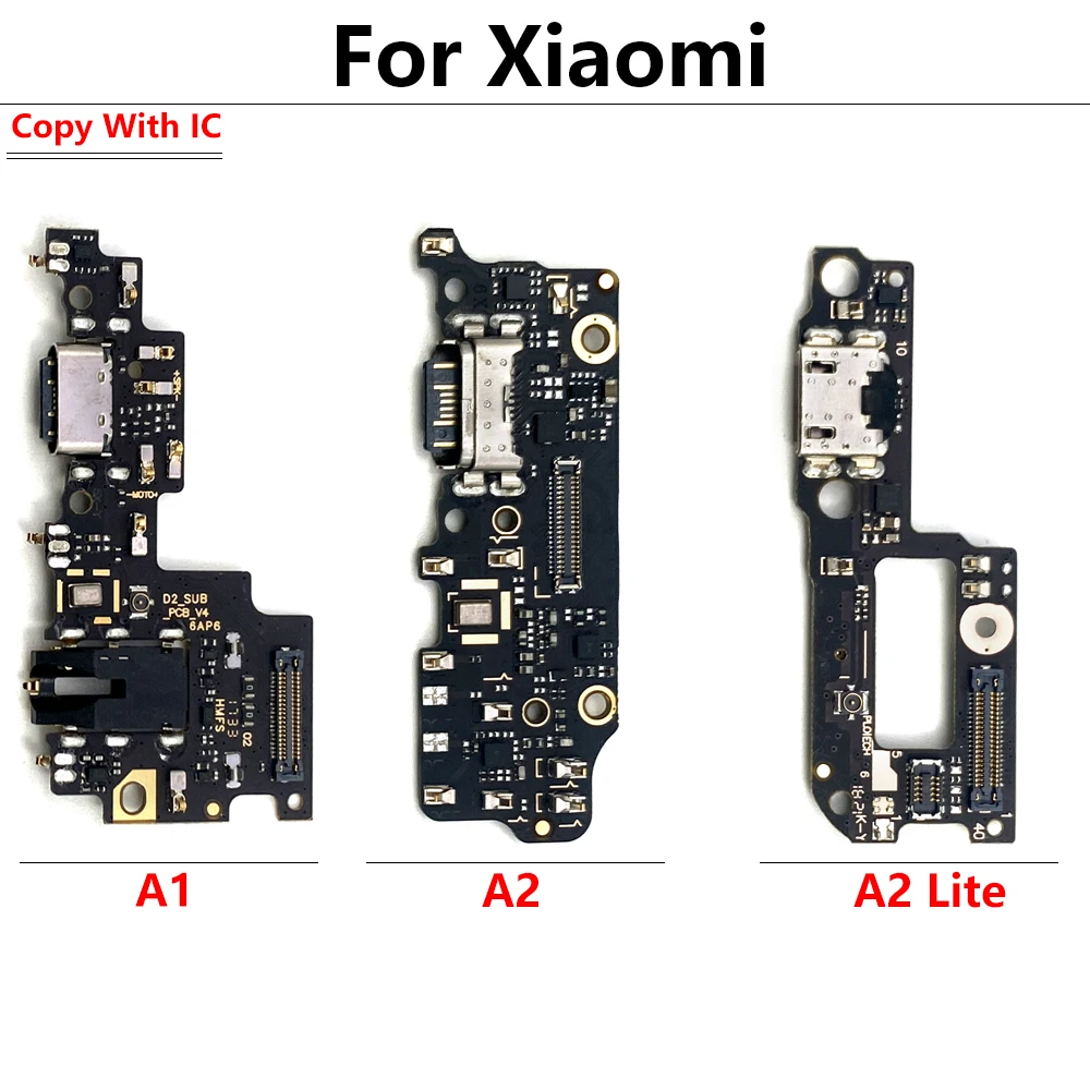 USB 충전 포트 도크 플러그 소켓 잭 커넥터 충전 보드, 샤오미 미 A3 8 9 9T 프로 A1 5X A2 6X 라이트 고속 충전 플렉스