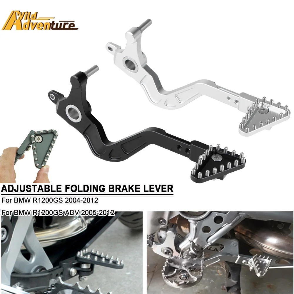 

R1200GS ADV Motorcycle Adjustable Folding Rear Foot Brake Pedal Lever For BMW R1200GS Adventure R 1200 GS R1200 OC ADV 2005-2012