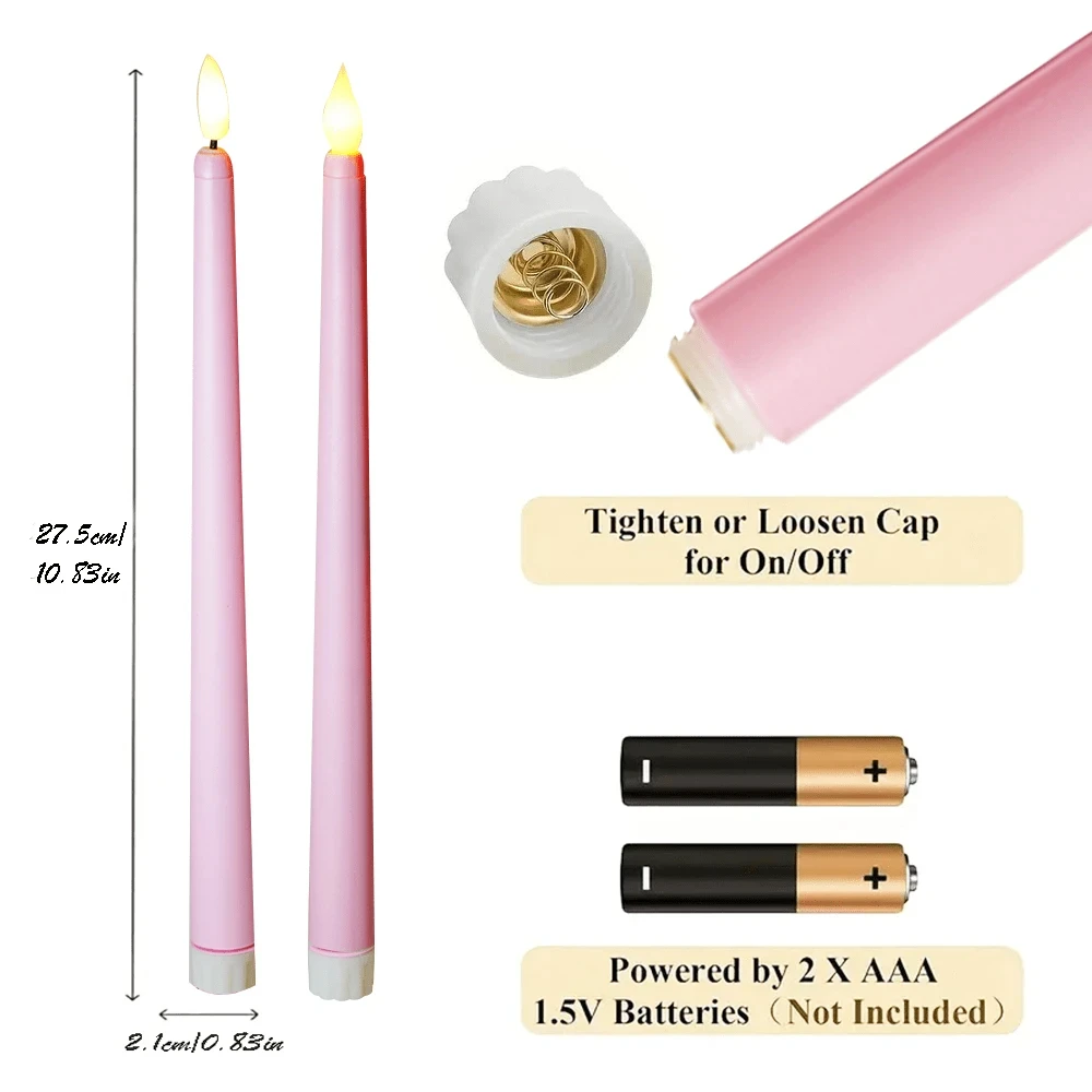 Flameless 기둥 Led 양초 홈 로맨틱 휴일 장식 및 결혼식 홈 장식 선물을위한 배터리 구동 양초