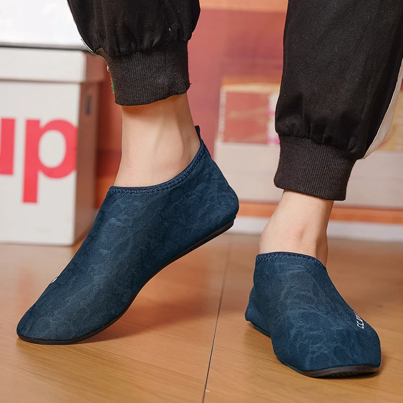 

Мужские дышащие лоферы из сетки на тонкой подошве, легкие повседневные слипоны для вождения, удобные мужские тапочки для ходьбы