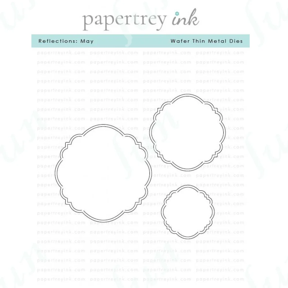 

Reflections May Die Metal Cutting Dies DIY Scrapbooking Paper Craft Handmade Album Paper Card Embossing Template 2024 Arrivals
