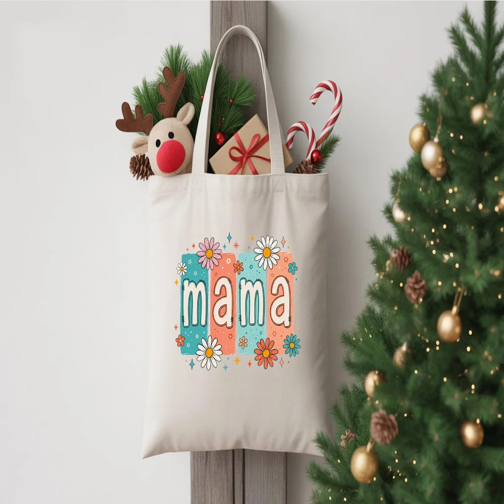 Natural Canvas Tote Bag Eco Friendly Custom Print Your Logo Large Capacity Beach Tote For Vacation