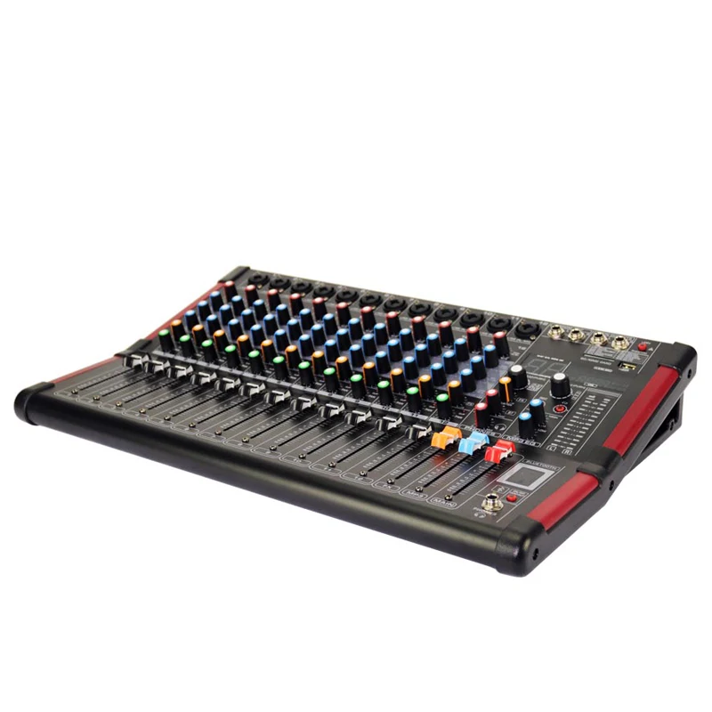 High Quality Cheap Price 12 Channel System  Audio Mixer Live Professional Sound effect sound mixer Dj console