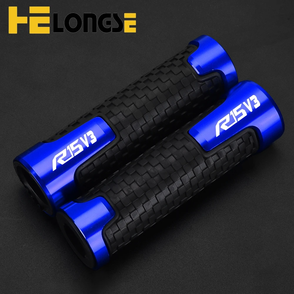 

YZF R15.V3 Motorcycle Accessories Non Slip Handlebar Grip Throttle Hand Bar Grips For YAMAHA R15V3 YZFR15 V3 2017-2024 2025 2026