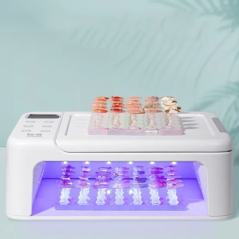 يمكن ارتداؤها مسمار خاص العلاج بالضوء مصباح عالية الطاقة التجفيف السريع طلاء الأظافر الخبز مصباح الذكية الاستشعار مسمار الفن متجر خاص