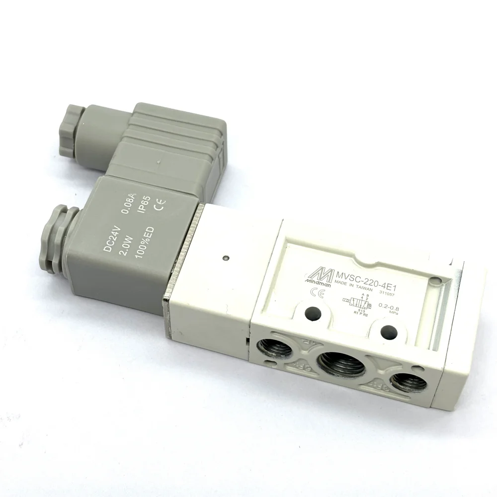 

Electronic Solenoid Valve MVSC-220-4E1 DC24V 0.08A IP65 2W 0.2-0.8MPa Pneumatic Air-operated Solenoid
