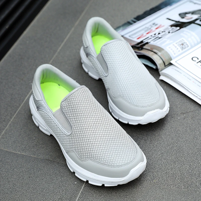 YISHEN Casual Shoes Men\'s Sneakers Breathable Running Shoes Unisex Comfortable Classic Slip On Couple Sneakers Tenis Masculino