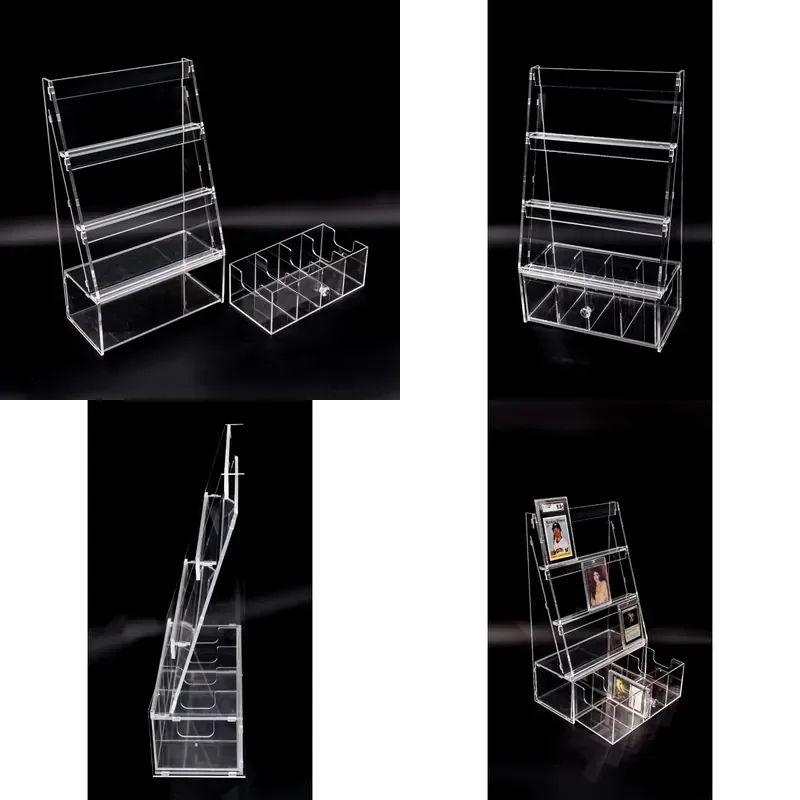 High Quality Acrylic Card Display Stand Transparent Collection Storage Box for PSA CGC Graded Cards