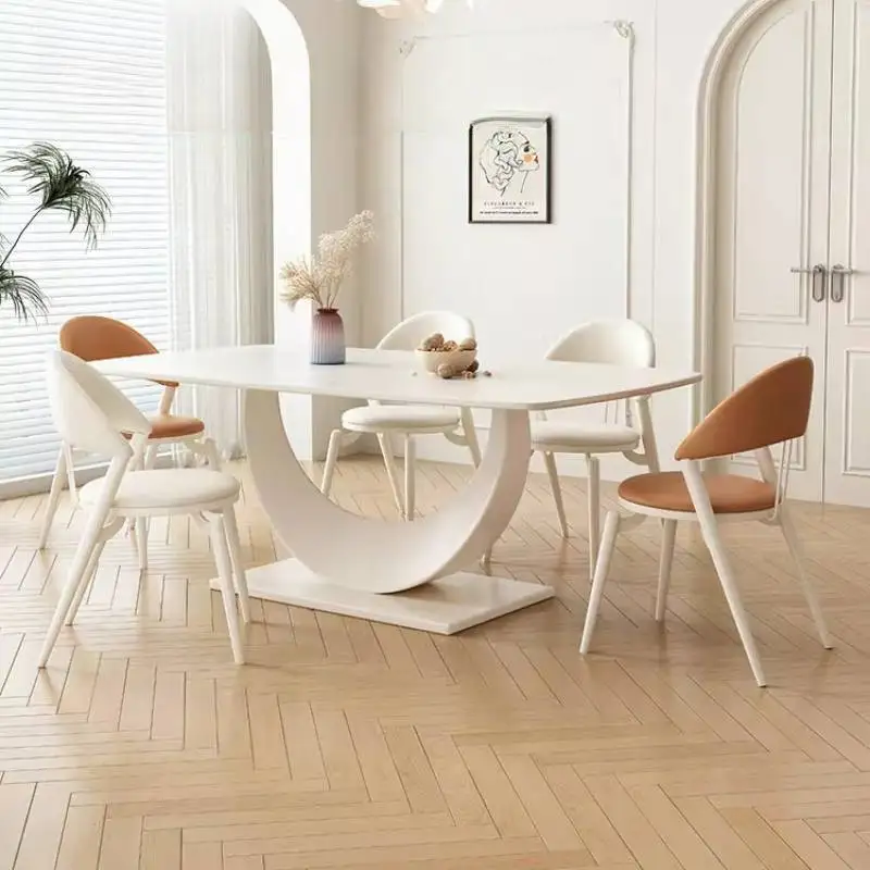 Minimalist Style Dining Tables Space Small Legs Modern Set Dining Tables Luxury Nordic Expandable Mesas Comedor Furniture Home