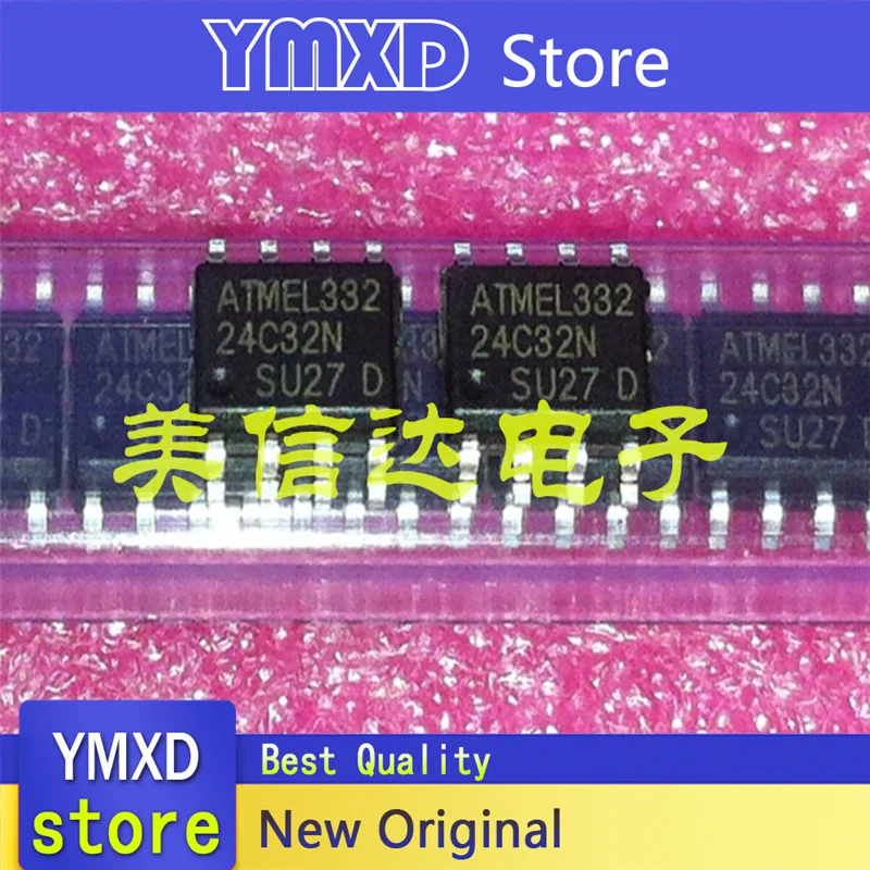 10pcs/lot New Original 24C32N AT24C32N 24C32 memory SOP-8 In Stock Fast delivery