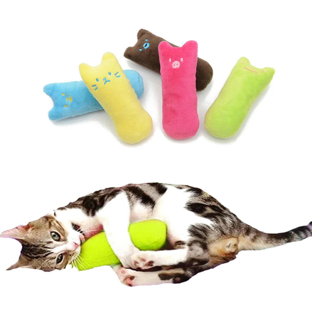 Creative Cat Scratching Toy Cat Chew Toys Teeth Grind Claws Pillow with Catnip (Light Green) pet toy cat toy