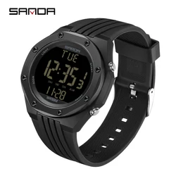 Fashion Sanda Sports Military Men's Sports Watches Waterproof Led Digital Clock Electronic Wristwatches Male Relogio Masculino