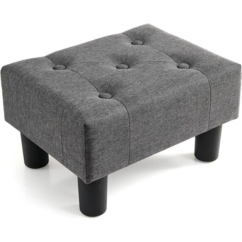 

Small oot Stool Ottoman, Linen Ottoman oot Rest with Legs, Recoot Rest or Couch, ootstools and Ottomans Small or Living Room and