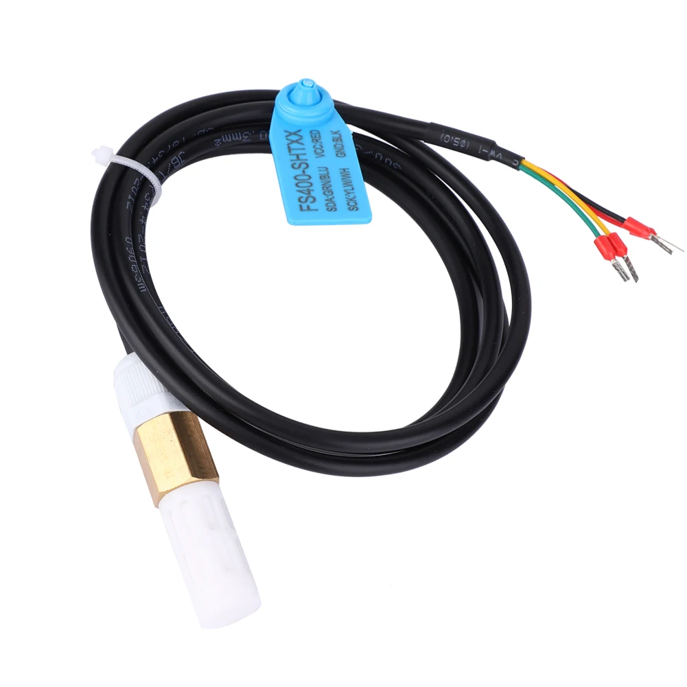 Sensor Digital Temperature Humidity Sensor Copper Plastic Housing High Accuracy for Soil FS400-SHT3X Temperature Measurement