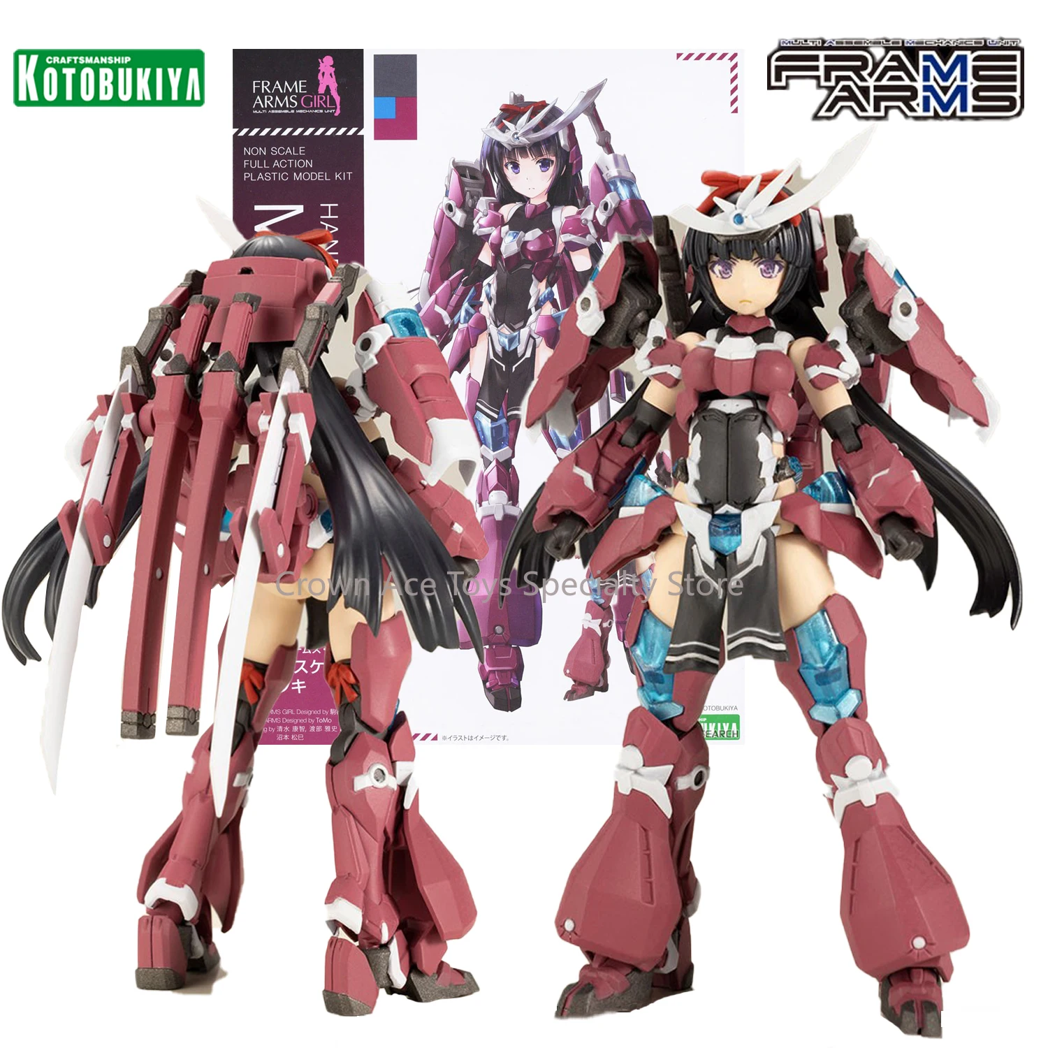 Kotobukiya Assembled Model Kit FG080 Frame Arms Girl Hand Scale Magatsuki Anime Action Manga Figures Trendy Toys Gift for Boys