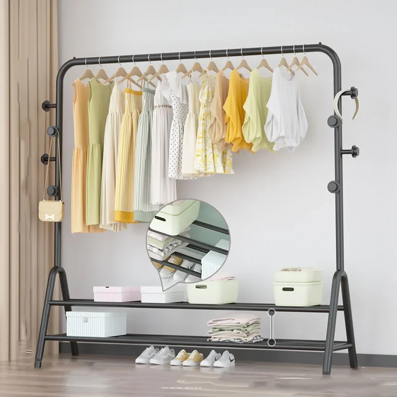 Heavy Clothing Holder Coat Racks Movibles Mobile Mobile Rack Coat Racks Hanger Tree Floor Hangers Library Furniture WW50CR