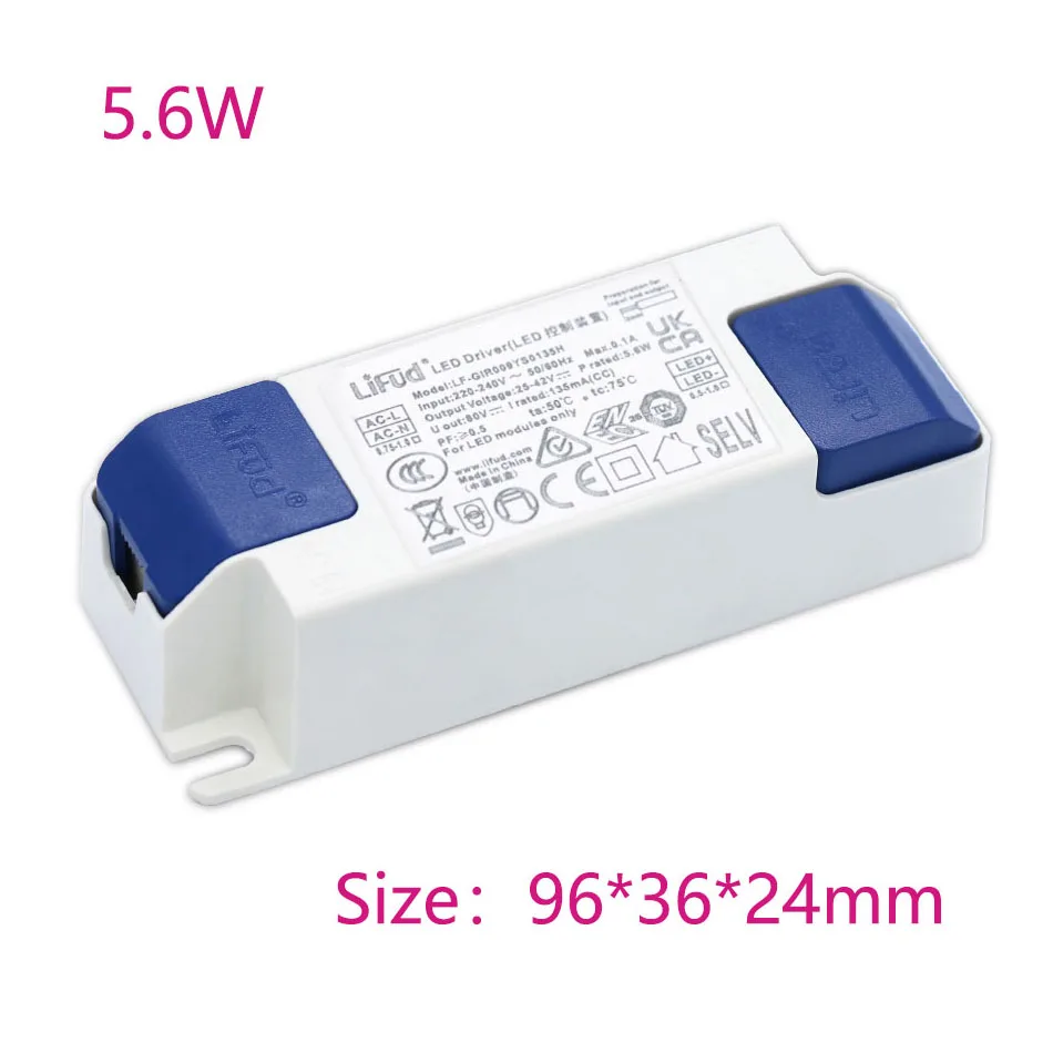 LiFud LED-Treiber 8W-60W LED-Transformator Eingang DC25-42V/33-40V Konverter-Transformator Ausgang 350mA 600mA 900mA 1200mA 1400mA 1500mA – Detail 1