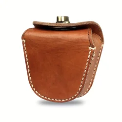 Leather Slingshot Ammo Pouch Genuine High-Quality Durable Waist Bag with Secure Closure Perfect for Outdoor Enthusiasts Hunters