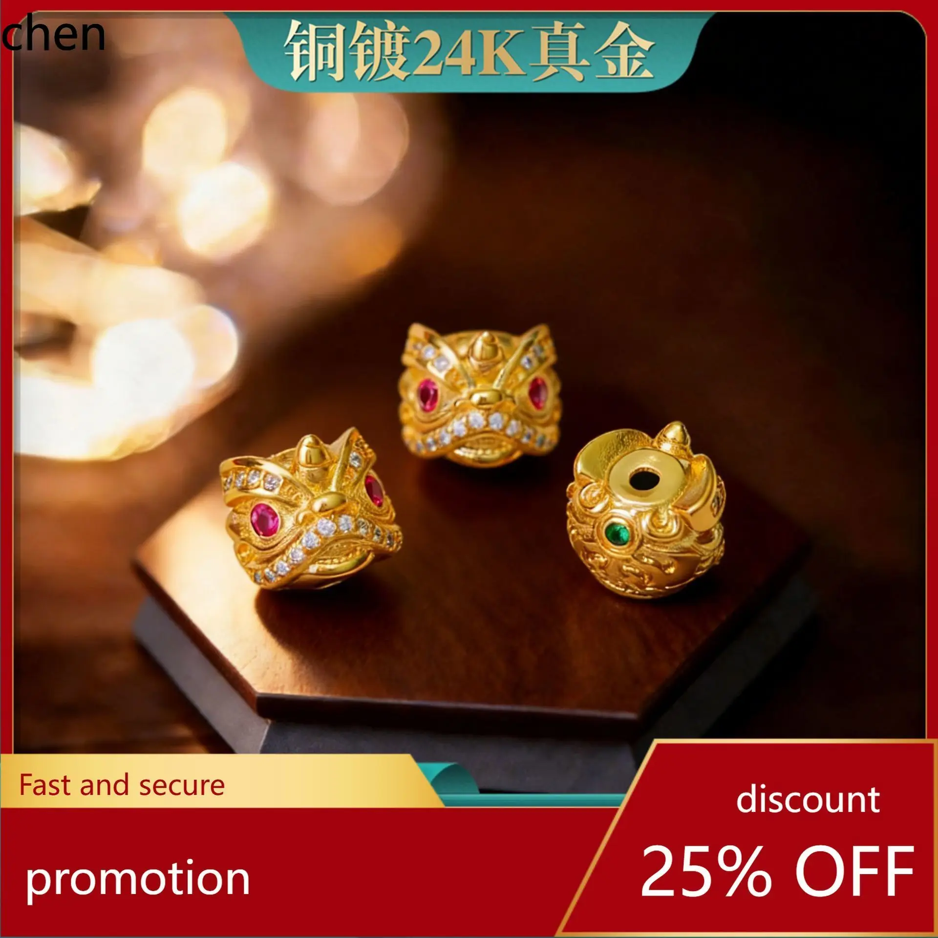 Yfy Real Gold Inlai…